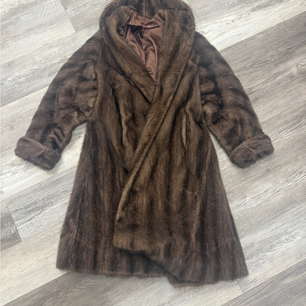 Wink Elegant Brown Teddy Jacket "Vintage"